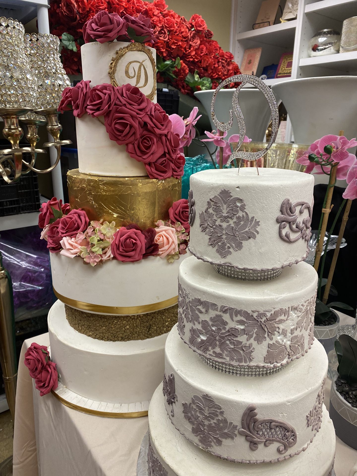 Wedding Faux Cakes (2) 