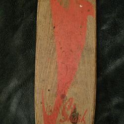 Old Vintage Shark Skateboard