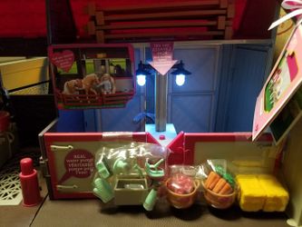 $30 Barbie stables