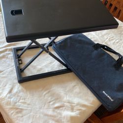 Rocelco Portable Laptop Riser With Bag Excellent Condition 