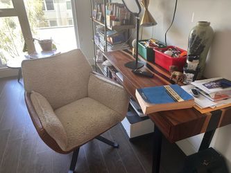 $50 Cost Plus Market Desk and Luxury Chair