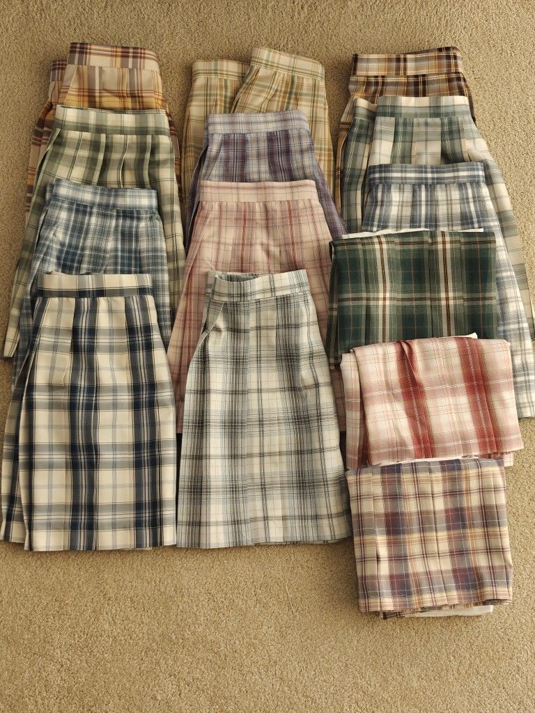 Moving sale! Pleated skirt/plaid skirt/JK uniform set