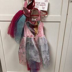 Unicorn Dress With Headpiece