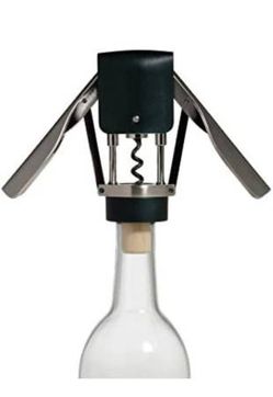 Rabbit Classic Winged Kitchen Corkscrew (Black/Silver)