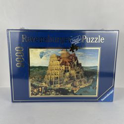 9000 Ravensburger THE TOWER OF BABEL Jigsaw Puzzle by Pieter Bruegel NEW SEALED 