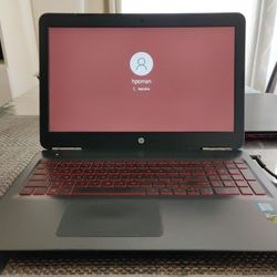 HP Oman 15.6" Gaming Laptop 4GB Nvidia GPU  i7-6700HQ 8GB ram 1TB Hdd Fully Operational