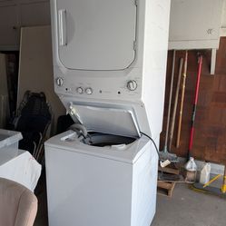 GE washer and dryer model gud27gssm2ww