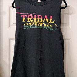 Vintage Y2K Tribal Seeds T Shirt Size Medium 