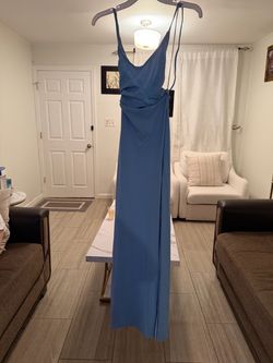 Blue Maxi Formal Dress with Tags
