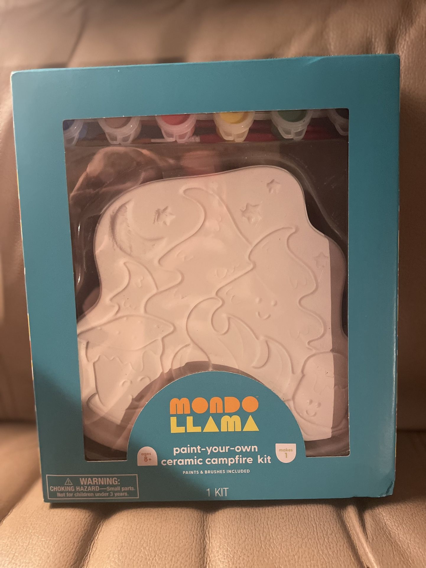 Mondo Llama Ceramic Campfire Kit DIY New Sealed Crafts Art Fun Colorful Festive