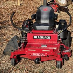 BigDog BlackJack Zero Turn Gas Riding Mower - 48” Deck ~131 hours