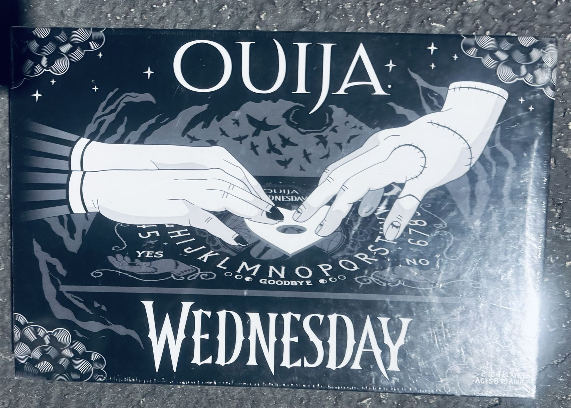Ouija Wednesday Board Games, Cardboard Multicolor