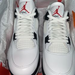 Jordan 4 White Cement 