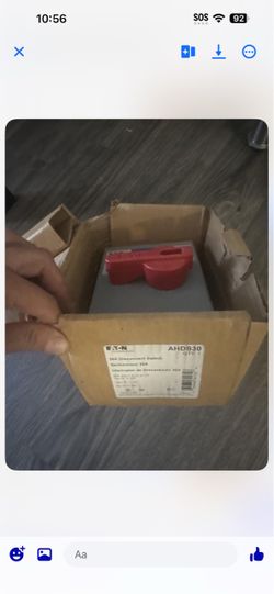 2 Eaton AHDS30 30A Disconnect Switch