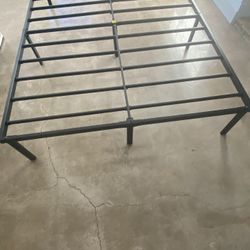 Metal Bed  Frame Queen  Storage Space