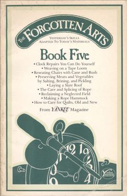 The Forgotten Arts - book five of the DIY series from Yankee Magazine