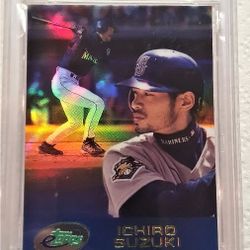 Ichiro Suzuki Rookie Card - PSA 9
