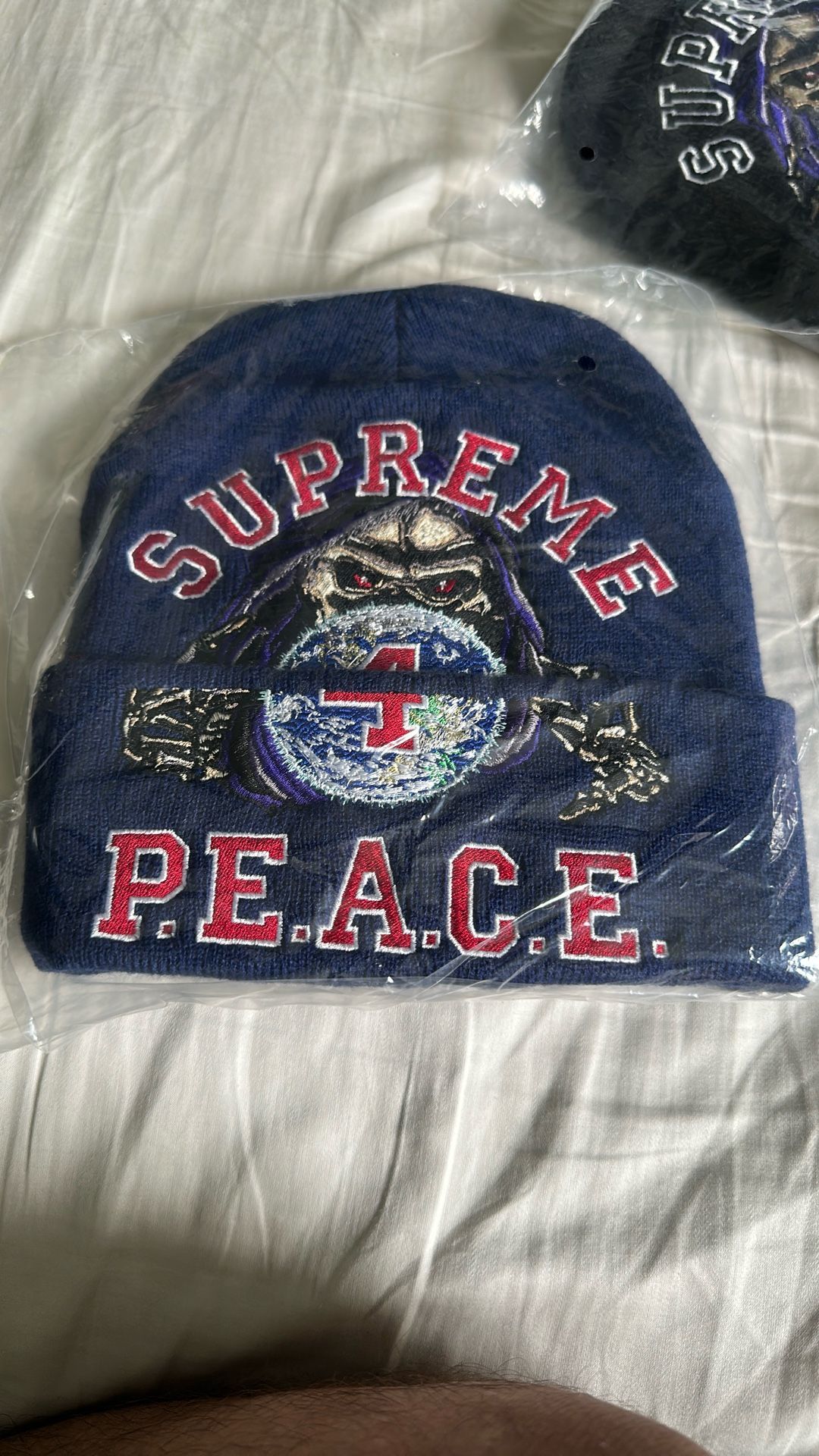 Supreme P.E.A.C.E Beanie