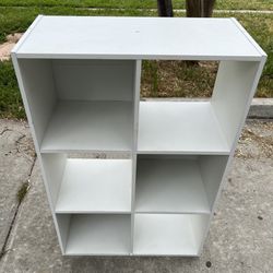 White Cube Shelf Can Be Placed Vertically Or Horizontally 24” x 36” x 11.5” Sherman Oaks 