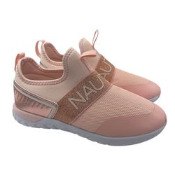 Nautica Alois Saga girls pink slip on sneakers Size 4