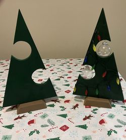 Árboles De Navidad Hechos En Madera