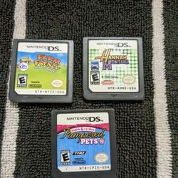 3 Nintendo DS Games 