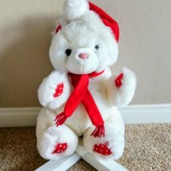 Stuffed Plush White Teddy Bear