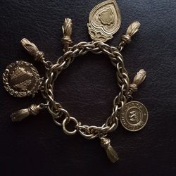 Vintage Tennis Player-Wimbledon Champion bracelet, Charms Bracelet