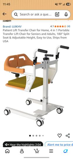 Transfer chair