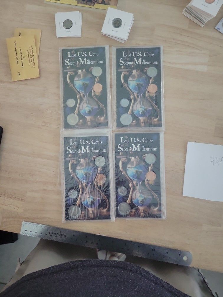 Lot Of 4 Coin Sets