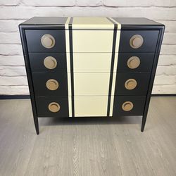 Art Furniture Black White Dresser 