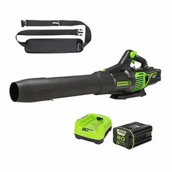 Greenworks 80V Gen 2 Brushless 730CFM Axial Blower, (1) 2.5Ah Battery