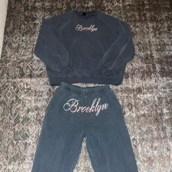 UO Crewneck + Sweats Set Size L