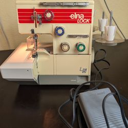 Elna Lock L5 Serger Sewing Machine - Works - Swiss Design