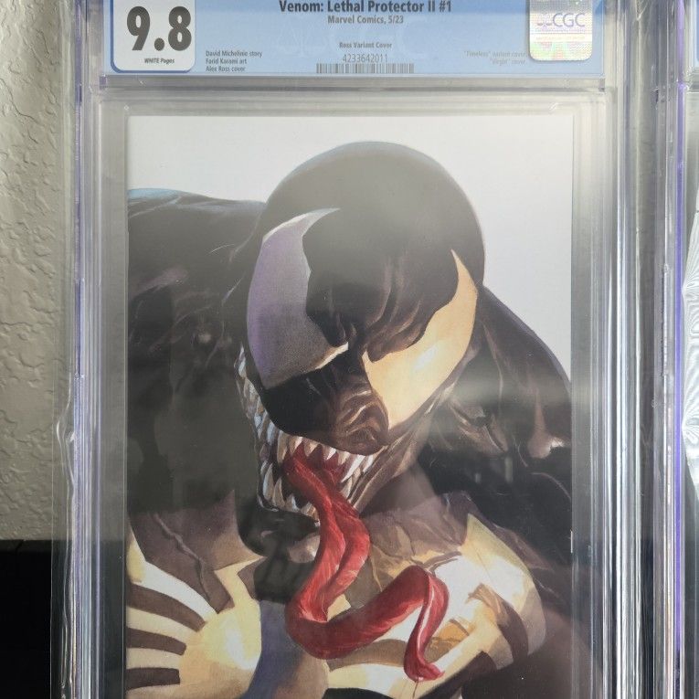 CGC 9.8 Venom Lethal Protector II #1 Alex Ross Timeless