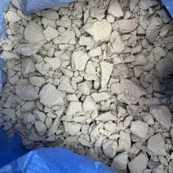 raw plaster chunks