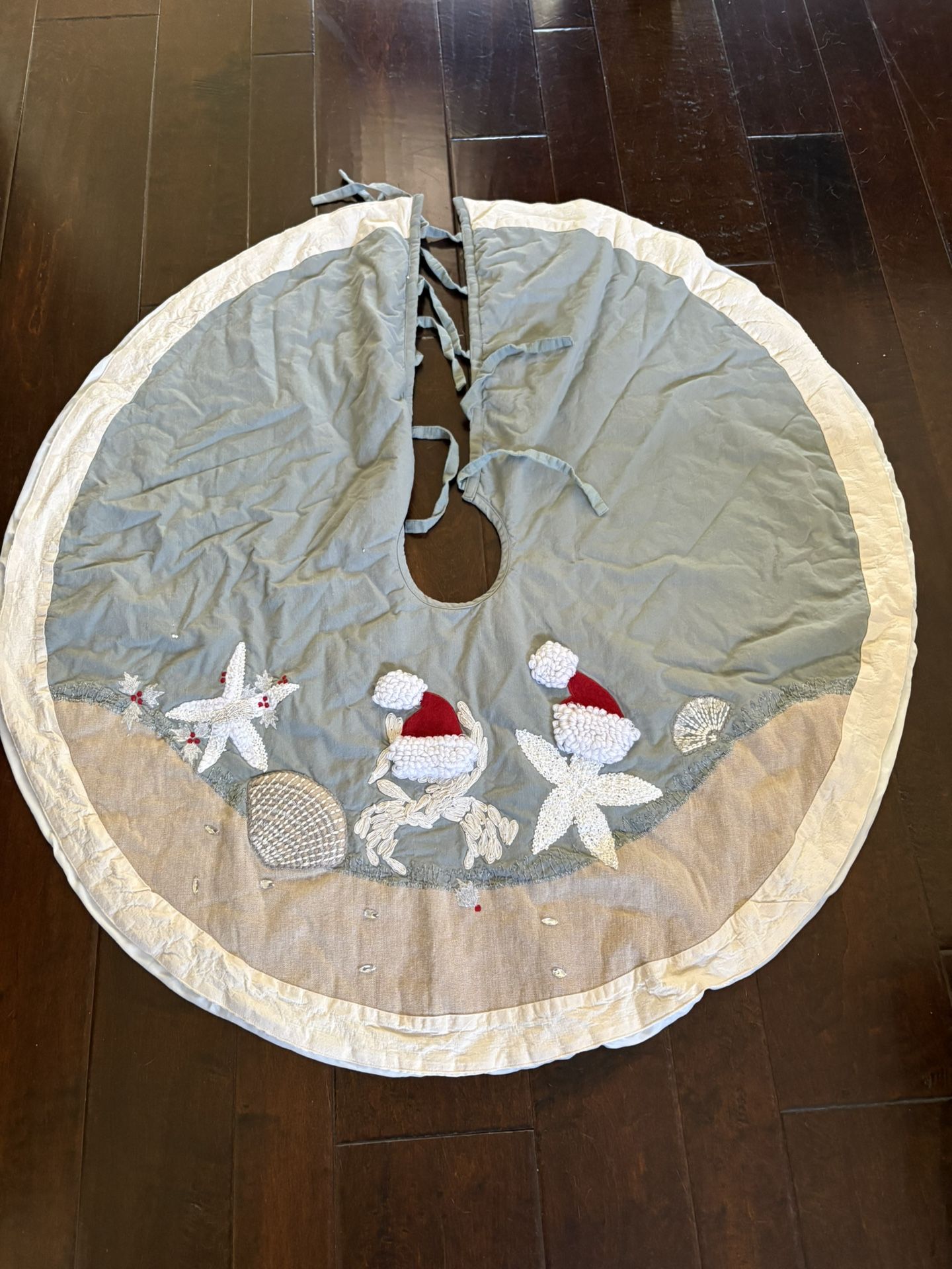 Pier one Christmas Tree Skirt