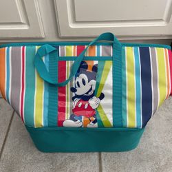 Disney (Mickey) Insulated Zip Cooler Tote.  New