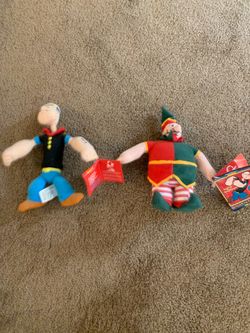 Vintage Popeyes’s Bendable Stuffed Animals
