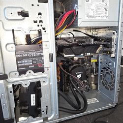 Hp Desktop i7 4th Gen. Nvidia Gtx 1050 Ti 4gb Gpu 12gb Ram 256gb Ssd Hp Keyboard Power Cable