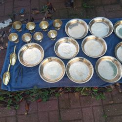 Brass Dish Set