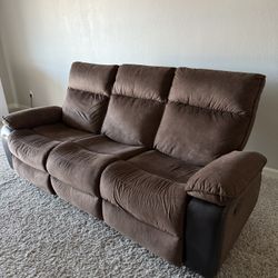 2-Year-Old Recliner Couch – Used, As-Is Condition
