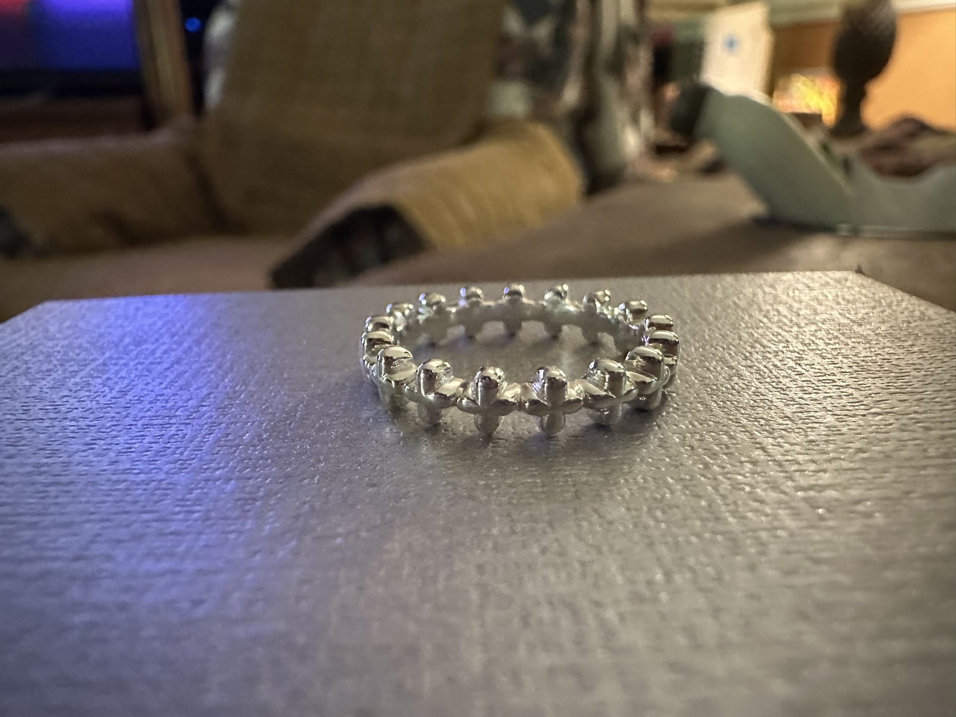 Sterling Silver Genuine CHAMILIA Ring ( New) Sz5