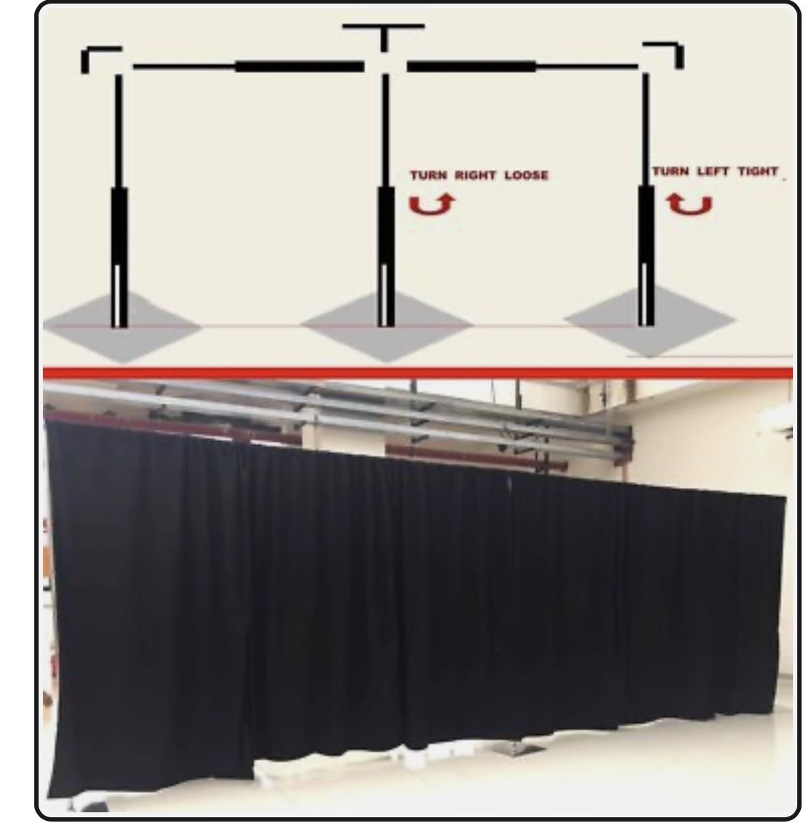 Adjustable Wedding Backdrop With Sheer Drapes