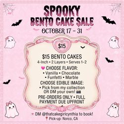 Bento cakes