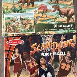 🧩 QUICK SALE – Melissa & Doug Floor Puzzles (2 Sets) – $3