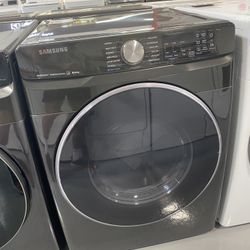 Samsung Black Stainless Steel 7.5 Cu. Ft. Smart Electric Dryer 