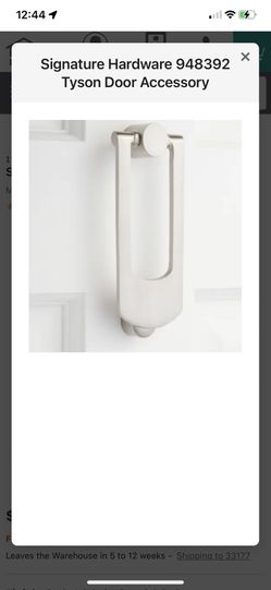 Knocker Satin Nickel