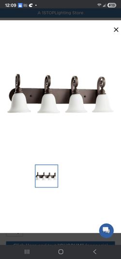 New 4 Light Vanity Set