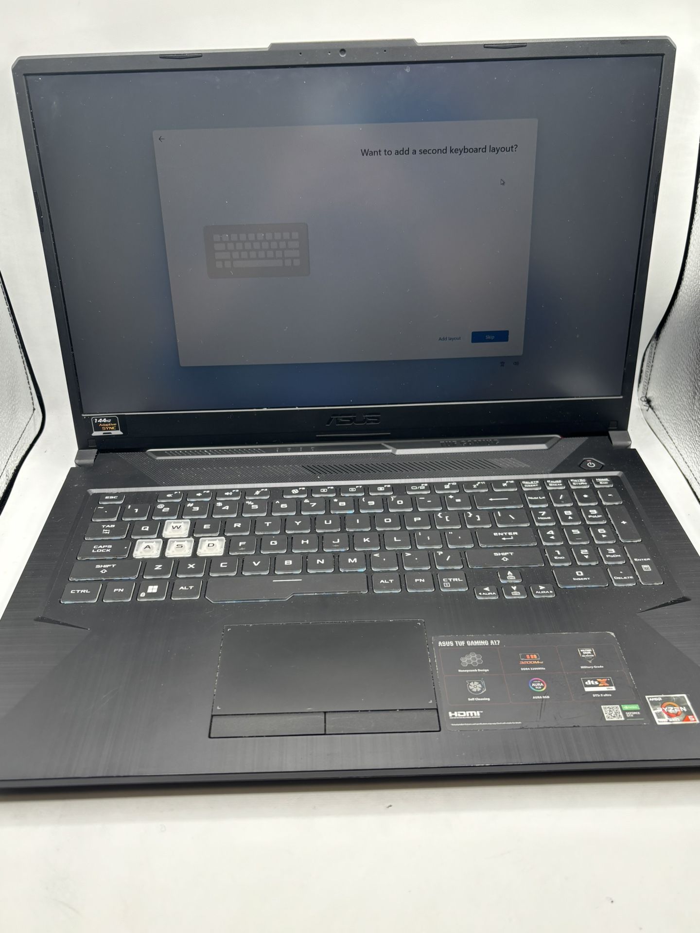 Asus X Tuff Gaming Laptop